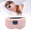 Joythink Casque de sommeil Bluetooth avec bandeau pour les yeux - Masque de sommeil en soie pour les personnes dormant sur le