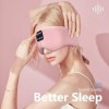 Joythink Casque de sommeil Bluetooth avec bandeau pour les yeux - Masque de sommeil en soie pour les personnes dormant sur le