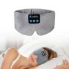 Casque de sommeil Bluetooth avec masque pour les yeux sans fil avec haut-parleur réglable - Écouteurs sans fil - Pour dormeur