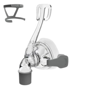 Gbbazu Masque nasal universel en silicone - Assembly comparable - Masque de rechange avec couvre-chef, cadre et coussin nasal