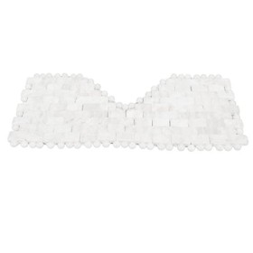 Masque pour les Yeux en Jade de Quartz Blanc pour Réduire les Poches, Anti-âge, Détendre les Muscles – Favorise la Circulatio