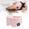 Casque de sommeil en soie Bluetooth Masque de sommeil réglable sans fil Bluetooth 5.3 Masque pour les yeux de sommeil, voyage
