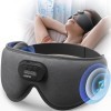 Casque de sommeil, RENPHO Masque de sommeil avec écouteurs Bluetooth, Masque de sommeil sans fil occultant 3D ultra doux pour