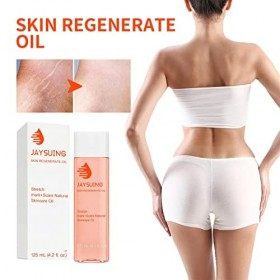 leryveo Huile de Soin pour Le Corps Contre Les vergetures - 125 ML Corps Et Visage Hydratant pour Peaux Sèches À lhuile Dam