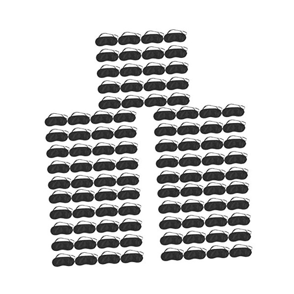 100 Pièces Masque Pour Les Yeux Anti-lumière Masque Pour Les Yeux Pour Dormir Ombre à Paupières Endormie Masques En Soie Pour