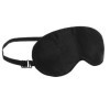 Climsom - Masque Sommeil Yeux 100% Soie Naturelle Sleepn Beauty, Noir, Élastique Ajustable, Oeko-Tex, pour de la Douceur sur