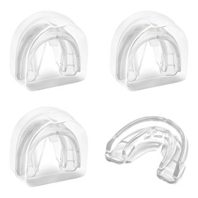 IKOPFLN Paquet de 4 protège-dents de sport Protège-dents pour meulage de dents Protège-dents de boxe Convient à tous les spor