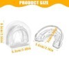 IKOPFLN Paquet de 4 protège-dents de sport Protège-dents pour meulage de dents Protège-dents de boxe Convient à tous les spor