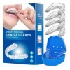 Queue de nuit pour grincement des dents, protège-dents, attelle à mordre pour la nuit 4 pièces, réutilisable Utilisé pour réd