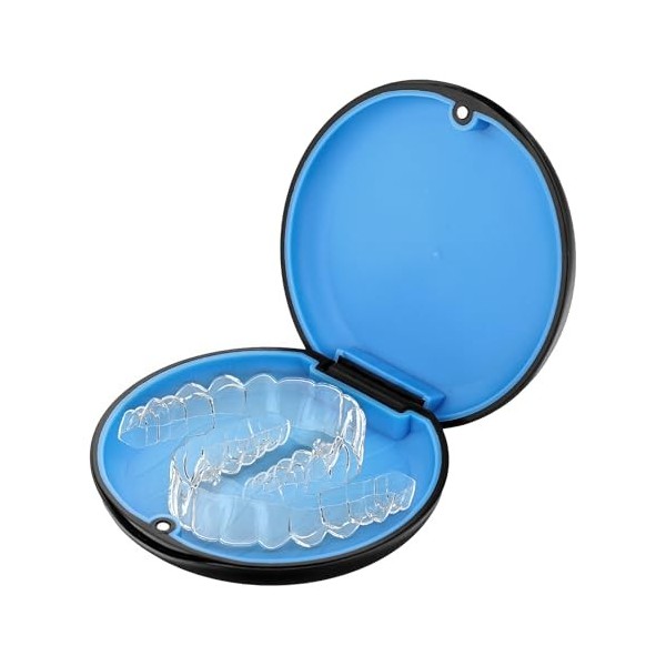 Gjinxi Étui de Retenue en Silicone pour Protège-Dents Étui Mince DAlignement avec Fermeture Magnétique Étui de Retenue Ortho