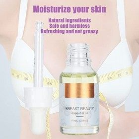 15 Ml Dhuile Essentielle Damélioration du Sein pour les Femmes, Huile de Soin Hydratante pour les Seins avec des Extraits d