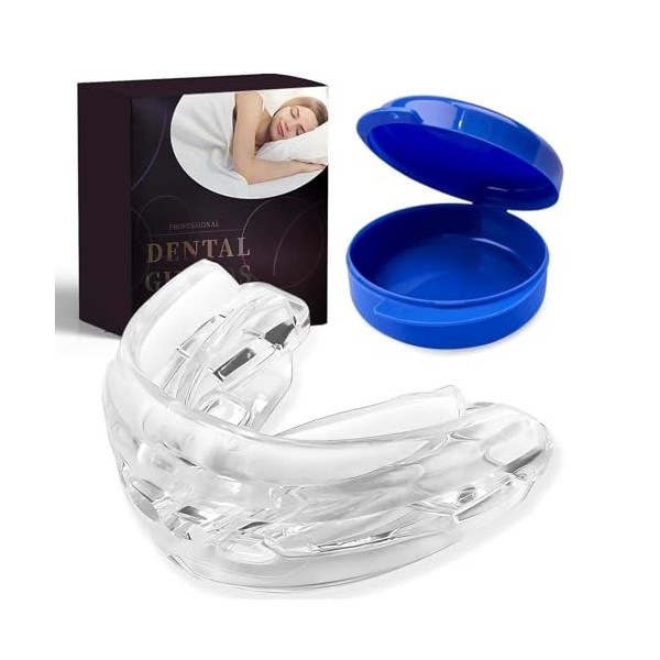 Gouttière Dentaire Anti Bruxisme Réutilisables, Gouttière Anti Ronflement, Réduction Ronflement, Mouth Guard for Grinding Tee