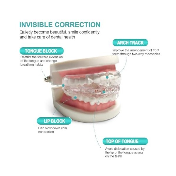 Gouttière Dentaire Anti Bruxisme Réutilisables, Gouttière Anti Ronflement, Réduction Ronflement, Mouth Guard for Grinding Tee