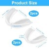 Gouttiere Dentaire Bruxisme 4Pcs Teeth Grinding Mouth Guard, Protege Dent Bruxisme, Gouttiere pour Dent Sans BP pour Bruxism,