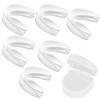 GWAWG 6PCS Gouttiere Dentaire Bruxisme Thermoformable ，Sans BPA，Protege Dent Nuit，Anti Grincement Dent，Protège - Dents Réutil