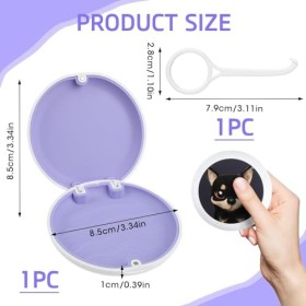 Boite Gouttiere Dentaire, JINSIHU Boite Appareil Dentaire pour Enfant Adulte Boite Dentier Etui Prothese Boite pour Appareil 