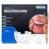 Innoral Lot de 4 protège-dents dentaires pour grincement des dents de nuit TMJ, bruxisme, protège-dents moulables pour dormir