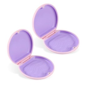 EUPSIIU 2 Pièces Boite Gouttiere Dentaire Orthodontique Boîte à Bretelles, Boîte à Prothèses Dentaires, Étui à Prothèse Denta