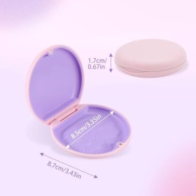 EUPSIIU 2 Pièces Boite Gouttiere Dentaire Orthodontique Boîte à Bretelles, Boîte à Prothèses Dentaires, Étui à Prothèse Denta