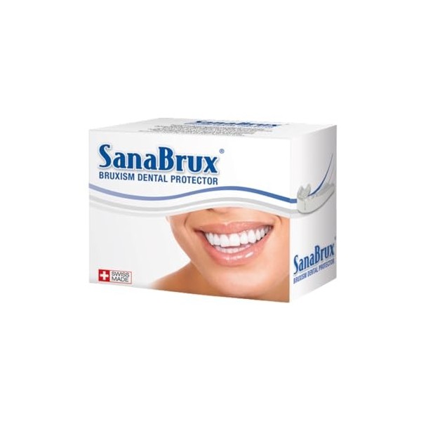 Sanabrux - Gouttière Anti-Bruxisme - Protection Dentaire Flexible et Thermoformable - Grand Confort, Système Breveté - Fabriq