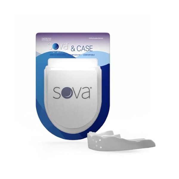 SOVA Night Guard 3D - Gouttiere Dentaire Nocturne pour le Bruxisme - Protège-dents sur mesure - épaisseur de 1,6 mm - sans od