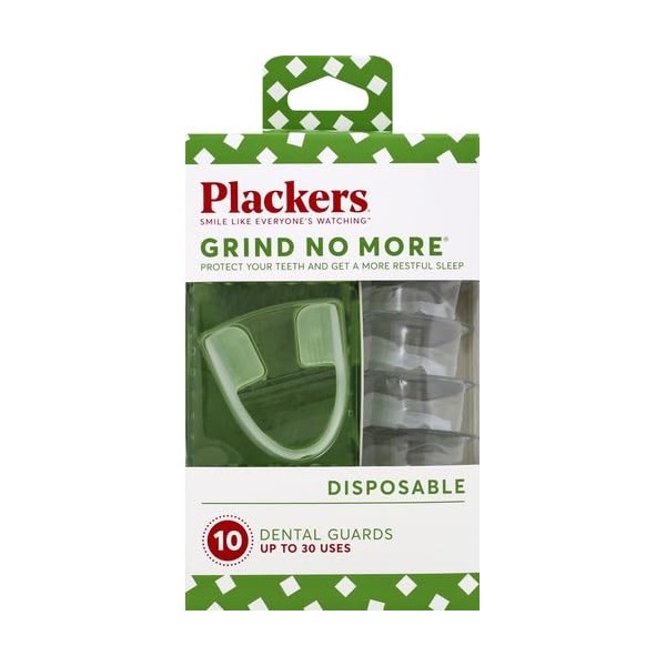Plackers Lot de 10 protège-dents anti-mouture pour plus de nuit