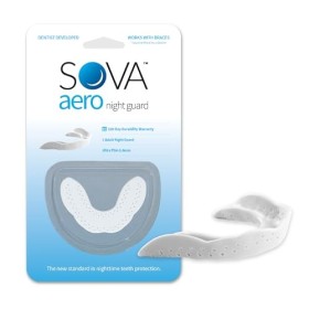SOVA Aero Night Guard - Gouttière Dentaire pour Bruxisme - Protège les Dents la Nuit - Contre le Grincement Des Dents - Perso