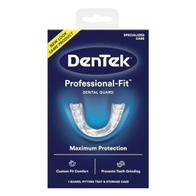 DenTek Protection dentaire professionnelle maximale | Protection pour le grincement des dents nocturnes | Lemballage peut va
