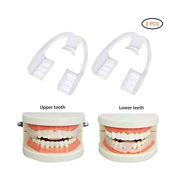 Protecteurs de Dents Anti-meulage, Protège-Dents Anti-meulage des Dents, Mince, élégant et Confortable, Fonctionne pour la Mâ