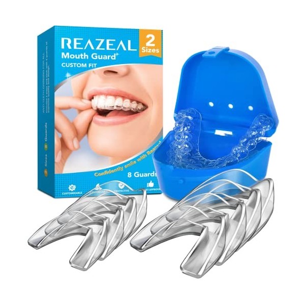 Mouth Guard for Grinding Teeth and Clenching Anti Grinding Teeth Custom Moldable Dental Night Guard Dental Night Guards to Pr
