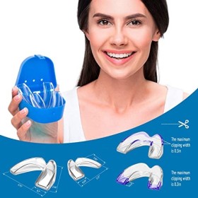 Mouth Guard for Grinding Teeth and Clenching Anti Grinding Teeth Custom Moldable Dental Night Guard Dental Night Guards to Pr