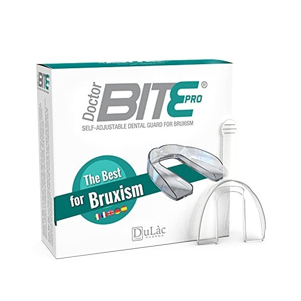 Dulàc - Gouttière Dentaire contre le Bruxisme, Dispositif Médical CE Moulable Pour Empêcher le Grincement des Dents la Nuit, 