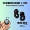 EAR PLUGS QUIET - Bouchons de sommeil, anti-bruit, ultra confortables pour dormir, étudier, voyager, concerts, festival. Rédu