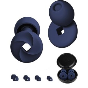 Bouchons doreille en silicone, plusieurs tailles, confortables, réutilisables, réduction du bruit, pour dormir, voyager ble