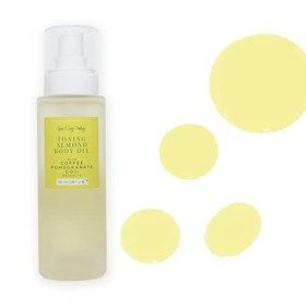 Huile tonifiante pour le corps aux amandes aux extraits de café, grenade et goji - Huile corporelle hydratante et raffermissa