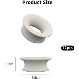 Bamyli Lot de 12 bouchons doreille en silicone pour le contrôle quotidien - Pour voyage, maison, bureau, bibliothèque 6 cou