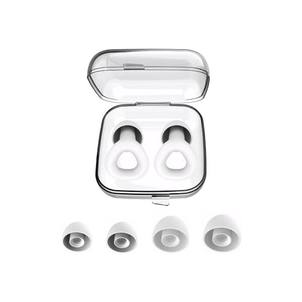 QKEPCY Bouchon Doreille Anti Bruit Boules Quies Pour Dormir Bouchon Oreille Avion Bouchon Oreille Piscine Bouchon Oreille Co