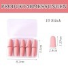 Lot de 10 bouchons doreille en mousse souple, rose, pour dormir et se concentrer, forme ovale et noyau souple et amortissant