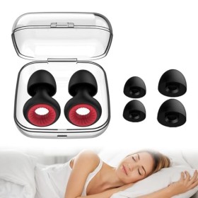 Thoquene Bouchons doreilles anti-ronflement réutilisables super doux pour dormir la nuit