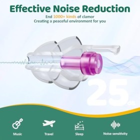 Naiicute Fly Bouchons doreilles pour enfants 6 à 12 ans - Protection auditive pour enfants - Compensation de pression - Bo