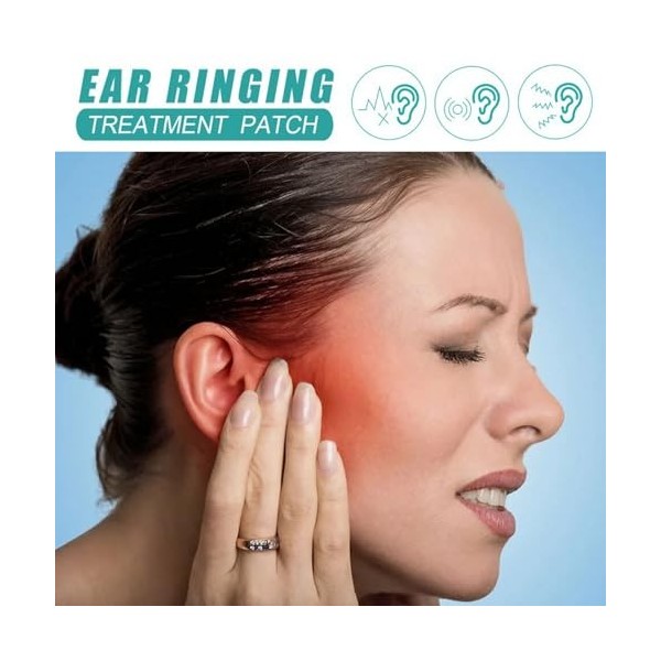 Patch doreille pour le traitement,Patch pour le soulagement des acouphènes,Soulagement des acouphènes pour les oreilles,Patc