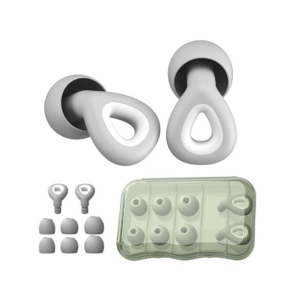 Bouchons doreilles réutilisables pour le sommeil et la concentration, anti-bruit, avec fonction flottante et imperméable ro S...