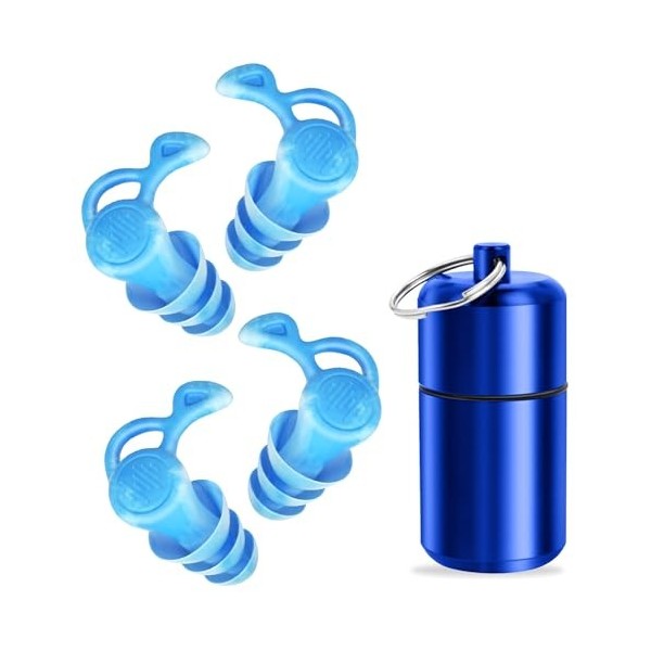 2 Paires Bouchons doreille, Réutilisables Bouchon d’Oreilles