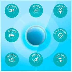 CLAW Lot de 12 bouchons doreilles en silicone pour dormir sans bruit 30 dB Protection contre tout bruit Réglable à la forme 