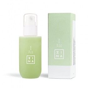 3INA MAKEUP - The All Over Oil - Vert Clair - Huile naturelle pour visage cheveux et corps - Nourrissante huile damande - An