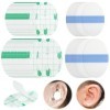 Lot de 100 autocollants imperméables jetables pour oreilles de bébé