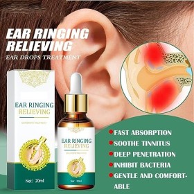 Gouttes pour les oreilles pour les acouphènes, huile pour le soin des oreilles, pour soulager les acouphènes, gouttes pour le