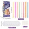 16 pièces toutes les bougies doreille naturelles cônes de bougie en cire dabeille 8 couleurs ,parfumées，Bougie Auriculaire