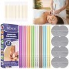 MILIAFLICK Lot de 16 bougies doreilles en cire dabeille pour nettoyer le cérumen - Bougies doreilles pour adultes - Avec d