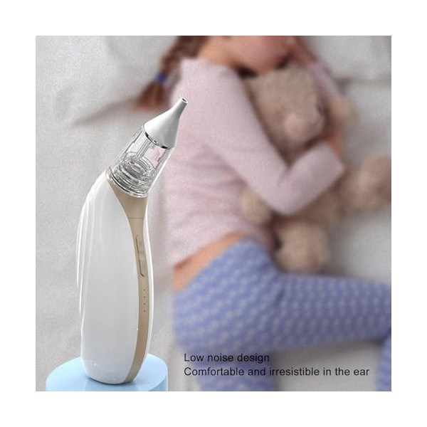 Dissolvant de Cire Doreille Sous Vide, 3 Niveaux Daspiration, Kit Délimination du Cérumen Amovible, Rechargeable et à Faib